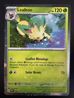SWIRL Leafeon - Cosmos Holo 🌀 NM - SV: Scarlet & Violet Promo Pokemon #170 - Image 1