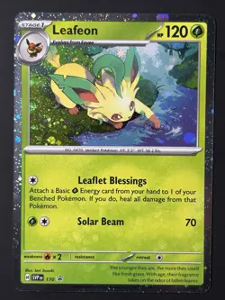 SWIRL Leafeon - Cosmos Holo 🌀 NM - SV: Scarlet & Violet Promo Pokemon #170 - Image 2