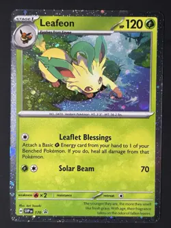 SWIRL Leafeon - Cosmos Holo 🌀 NM - SV: Scarlet & Violet Promo Pokemon #170 - Image 3