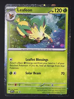 SWIRL Leafeon - Cosmos Holo 🌀 NM - SV: Scarlet & Violet Promo Pokemon #170 - Image 5