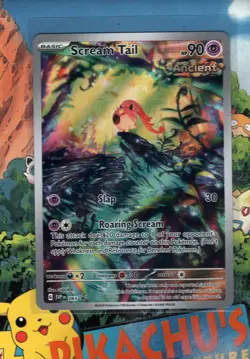 Pokemon TCG Scream Tail SVP065 Black Star Promo Holo NM/M - Image 1