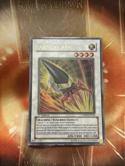 Yugioh Armory Arm DP08-EN016 Ultra Rare 1st Ed MP - Image 2
