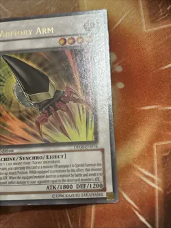 Yugioh Armory Arm DP08-EN016 Ultra Rare 1st Ed MP - Image 4