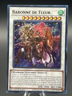 Yugioh Baronne De Fleur 1st Edition Ultra Rare RA01-EN034 - Image 1