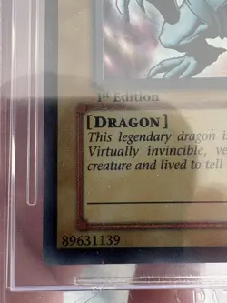 YU-GI-OH! LOB#001 BLUE-EYES WHITE DRAGON 1ST EDITION ASIAN ENGLISH (NOT ALTERED) - Image 3