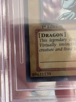 YU-GI-OH! LOB#001 BLUE-EYES WHITE DRAGON 1ST EDITION ASIAN ENGLISH (NOT ALTERED) - Image 5