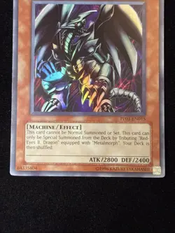 Super Rare | Red-Eyes Black Metal Dragon | Premium Pack 1 | PP01-EN015 | LP - Image 3