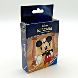 Disney LORCANA: FIRST CHAPTER TCG MICKEY MOUSE 65-Card Sleeves Pack • NEW - Image 1