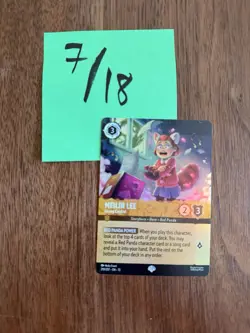 Disney Lorcana Meilin Lee - Losing Control 210/204 Epic Holo Attack of the Vine! - Image 1