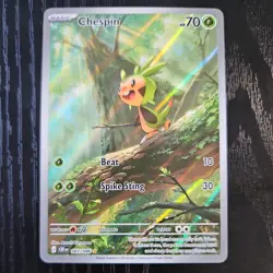 Chespin 087/086 - Illustration Rare Chaos Rising - Pokemon TCG English NM+ - Image 1
