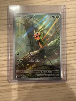 Chespin 087/086 Chaos Rising Holo Illustration Rare Pokemon English NM - Image 1