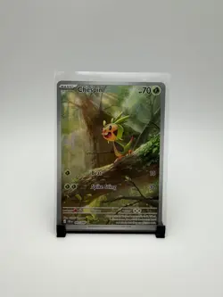 Chespin 087/086 Chaos Rising Holo Illustration Rare Pokemon English NM - Image 1