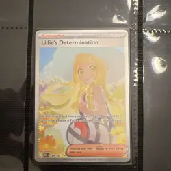 Pokemon TCG Lillie’s Determination SIR 184/132 ENGLISH NM Mega Evolution ME01 - Image 1