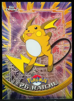 Raichu #26 NM Topps Chrome Card - Image 1