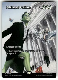Privileged Position (Borderless) 92 Marvel Universe Eternal-Legal Magic: - Image 1