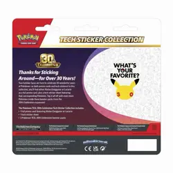 PRESALE Pokemon Center 30th Celebration Tech Sticker Collection Lucario - Image 2