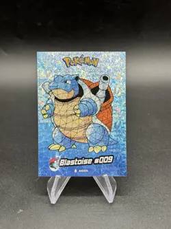 Pokemon Blastoise Cracked Ice Holo 2024 Crystal Card Collection Peru US Seller - Image 1