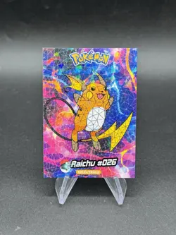Pokemon Raichu Cracked Ice Holo 2024 Crystal Card Collection Peru US Seller - Image 1