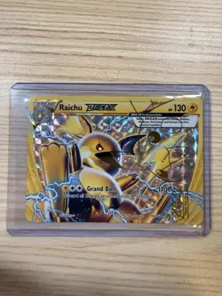 Raichu Break 50/162 Full Art Breakthrough Pokemon Card 2015 Holo - Image 1