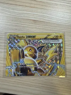 Raichu Break 50/162 Full Art Breakthrough Pokemon Card 2015 Holo - Image 2