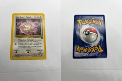 Team Rocket's Meowth 18 Promo Wizards Black Star Promos Pokemon NM - Image 1