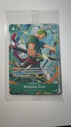 One Piece TCG Roronoa Zoro P-114 Convention Exclusive Promo Card English - Image 1