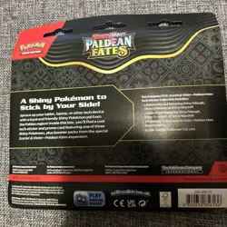 Pokemon TCG Paldean Fates Tech Sticker Collection Maschiff new sealed card game - Image 2