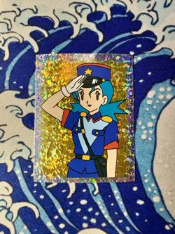 1999 Pokemon Merlin Topps Holo GOLD Prism Card Officer Jenny S32 NM Pack Fresh✨ - Image 1