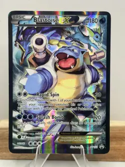 XY Promos #XY122 Blastoise EX Full Art Holo - Image 1