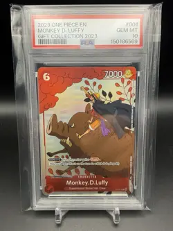 2023 One Piece EN Gift Collection 2023 #001 Monkey.D.Luffy PSA 10 GEM MINT - Image 1