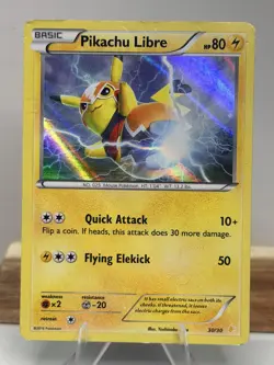 XY Trainer Kit: Pikachu Libre & Suicune #30/30 Pikachu Libre Holo - Image 1