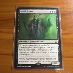 MTG Death Baron 0521 Foundations NM - Image 1