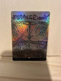 Shadow of the Enemy Borderless Poster #735 Foil Lord of the Rings MTG - Image 1