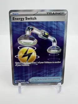 Energy Switch 107/084 Ultra Rare Pitch Black Pokemon Holo Near Mint - Image 1