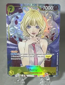 One Piece TCG Stussy (Alternate Art) OP13-110 Carrrying On His Will Holo - Image 1
