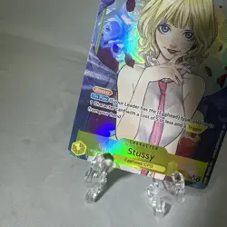 One Piece TCG Stussy (Alternate Art) OP13-110 Carrrying On His Will Holo - Image 4