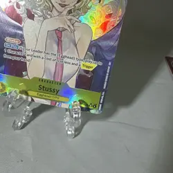 One Piece TCG Stussy (Alternate Art) OP13-110 Carrrying On His Will Holo - Image 5