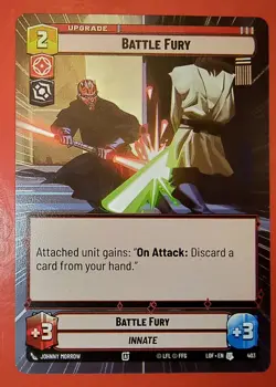 STAR WARS UNLIMITED : BATTLE FURY, REGULAR, 403, NM HYPERSPACE,LOF, UNCOMMON - Image 1