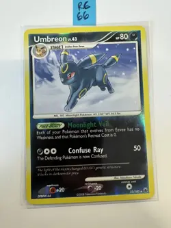 Pokemon TCG Umbreon Majestic Dawn Reverse Holo Card 32/100 - Image 1