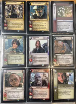 Lord of the Rings TCG LOTR The Two Towers Anthology 18 card Tengwar Set + STING - Image 2