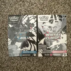 Pokemon TCG Black Bolt and White Flare Booster Bundles - New & Sealed - Image 2