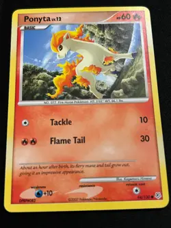 Ponyta 94/130 Common Diamond & Pearl Pokemon Near Mint - Image 1