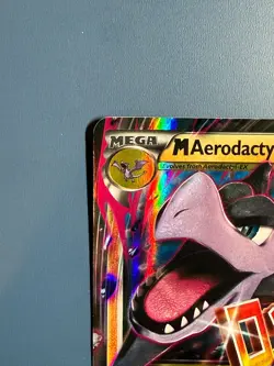 Mega M Aerodactyl EX XY98 XY Promo Pokemon Card TCG LP - Image 2