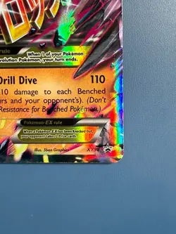 Mega M Aerodactyl EX XY98 XY Promo Pokemon Card TCG LP - Image 4