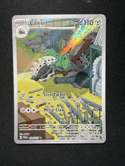 Pokemon TCG Lairon 184/167 - Illustration Rare - Twilight Masquerade - NM - Image 2