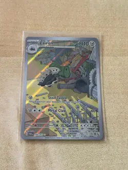 Pokemon TCG - Lairon - Twilight Masquerade- Illustration Rare - 184/167 - M/NM - Image 1