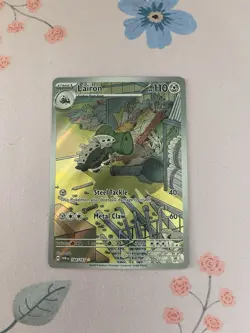 Pokemon TCG Lairon Illustration Rare Card Twilight Masquerade 184/167 NM - Image 1