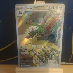 Pokemon TCG | Lairon 184/167 | Twilight Masquerade | Illustration Rare | NM - Image 1