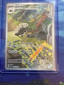 Pokemon TCG Lairon 184/167 Twilight Masquerade Illustration Rare NM - Image 1