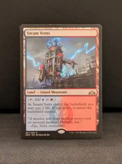 Steam Vents 257/259 Guilds of Ravnica (LP/MP) - Image 1